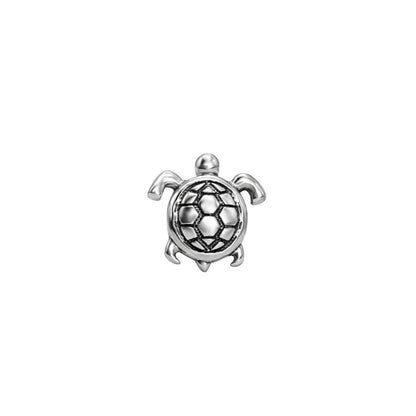 Sterling Silver Turtle Stud Earrings