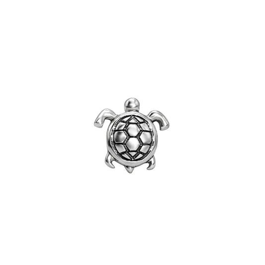 Sterling Silver Turtle Stud Earrings